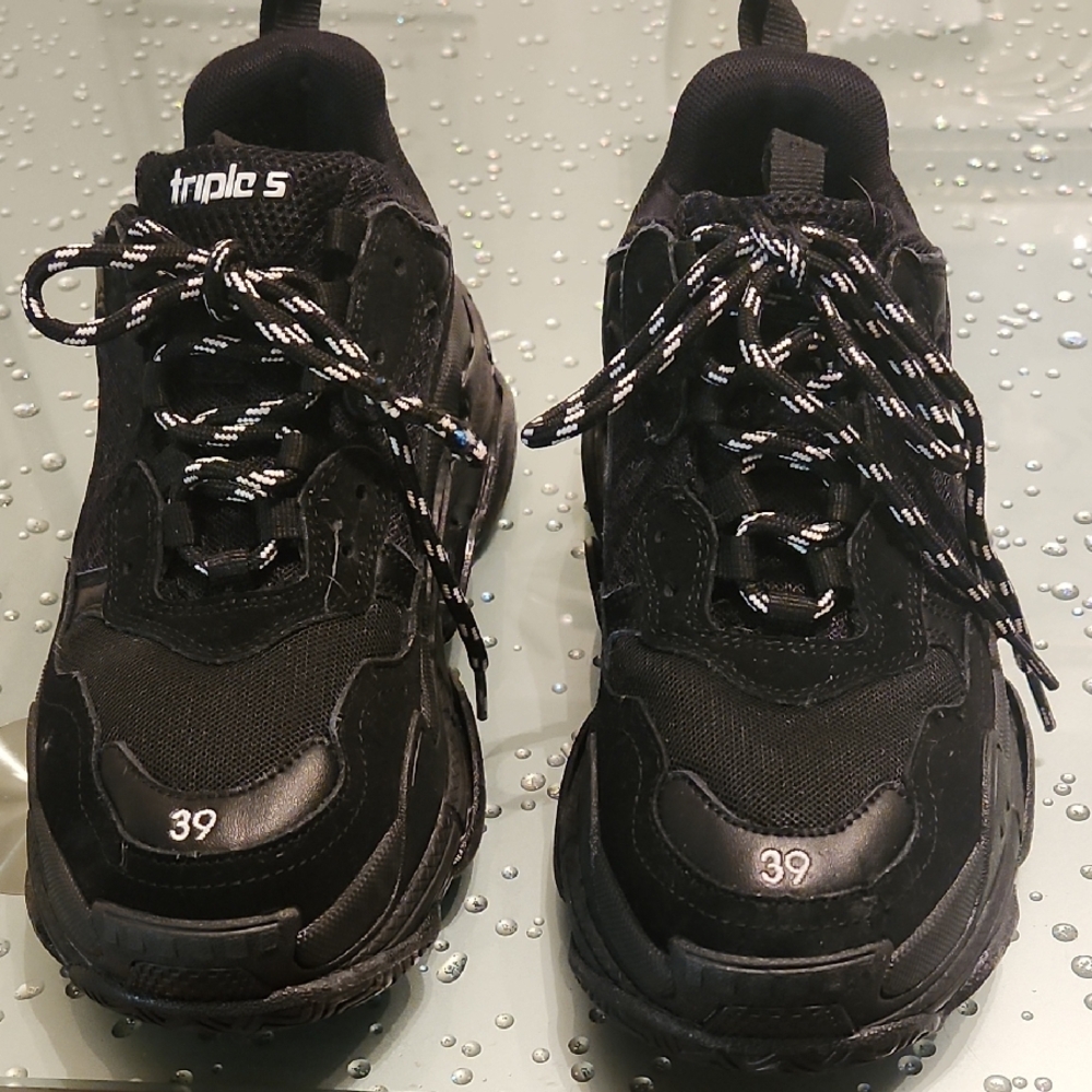 Balenciaga Triple S Black Sneakers